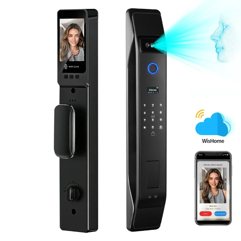 Smart Door Lock Wifi - Facial Recognition Digital Front Door Smart