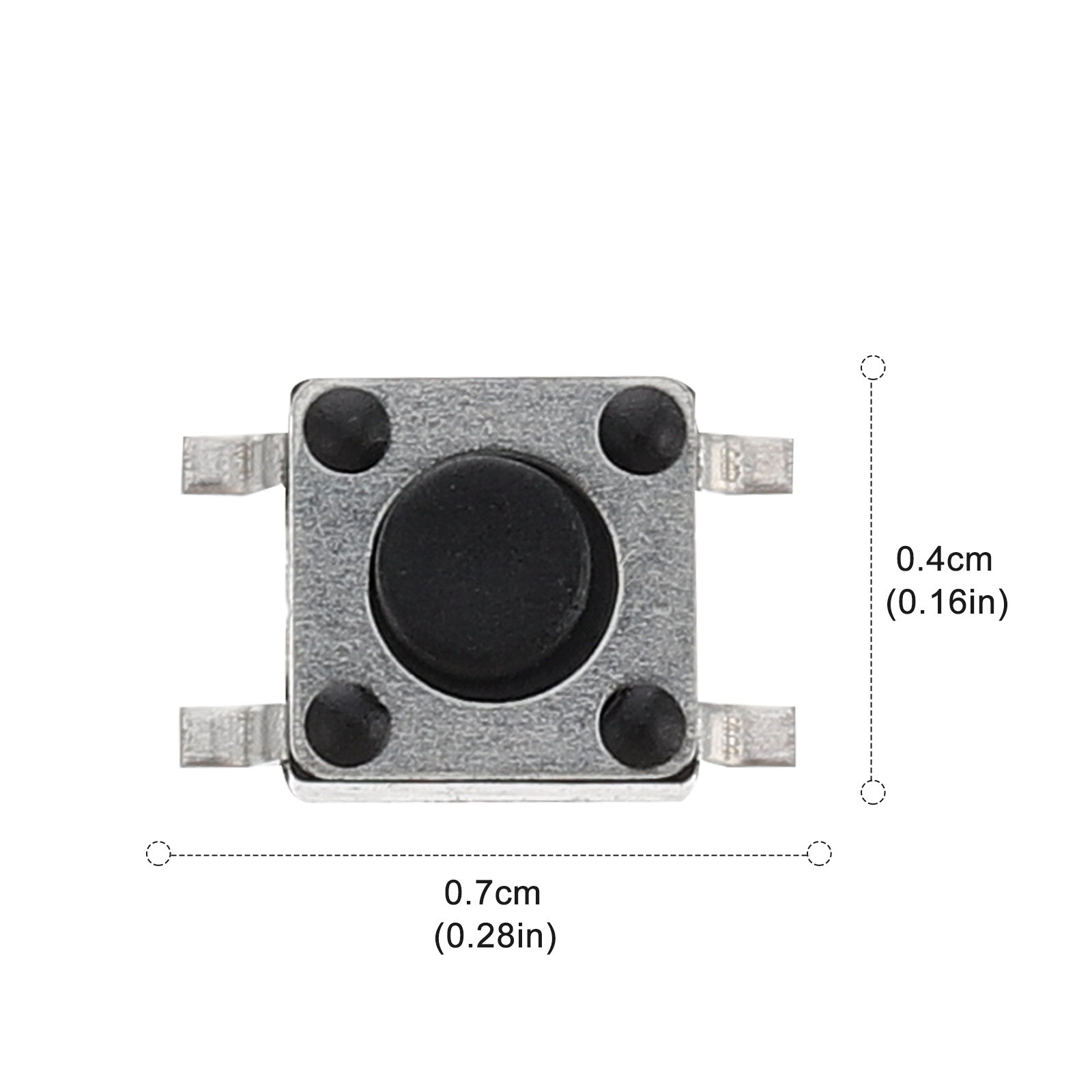 100pcs Tactile Momentary Push  - Electronics Project Kit ulasan dan harga
