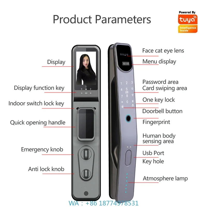 WIFI Face Recognition Smart Lo - Smart Door Lock Wifi ulasan dan harga
