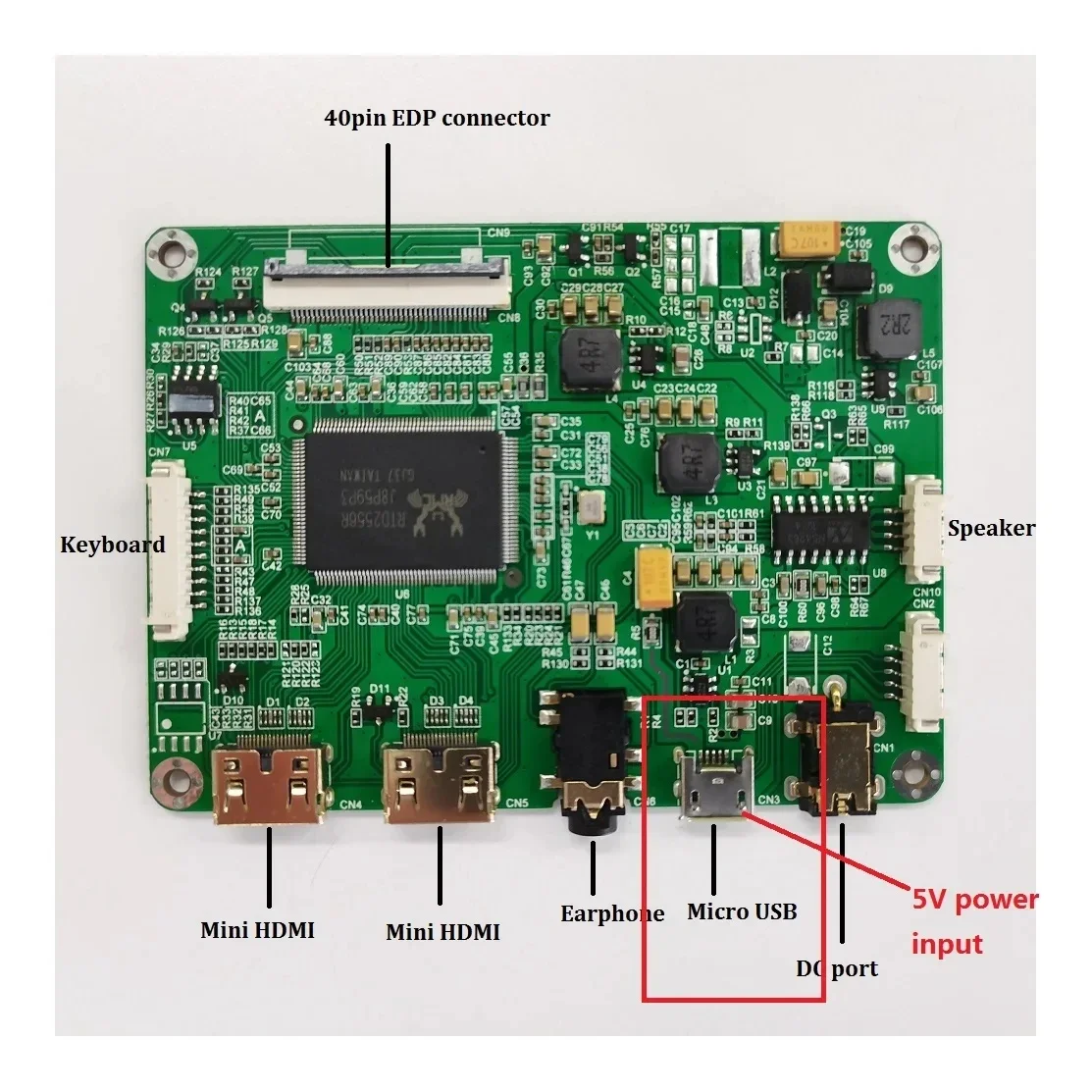 EDP Controller Board mini HDMI - Microcontroller Kit ulasan dan harga