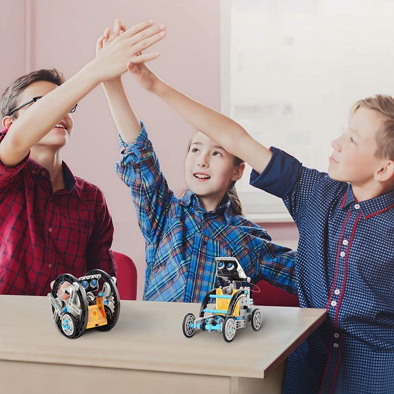 13-in-1 Solar Powered Robot Ki - Stem Robotics Kit ulasan dan harga