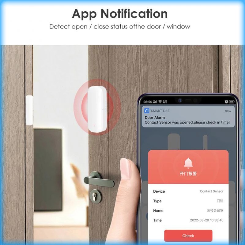 Tuya Wi-Fi Smart Door And Wind - Smart Home Automation Kit ulasan dan harga