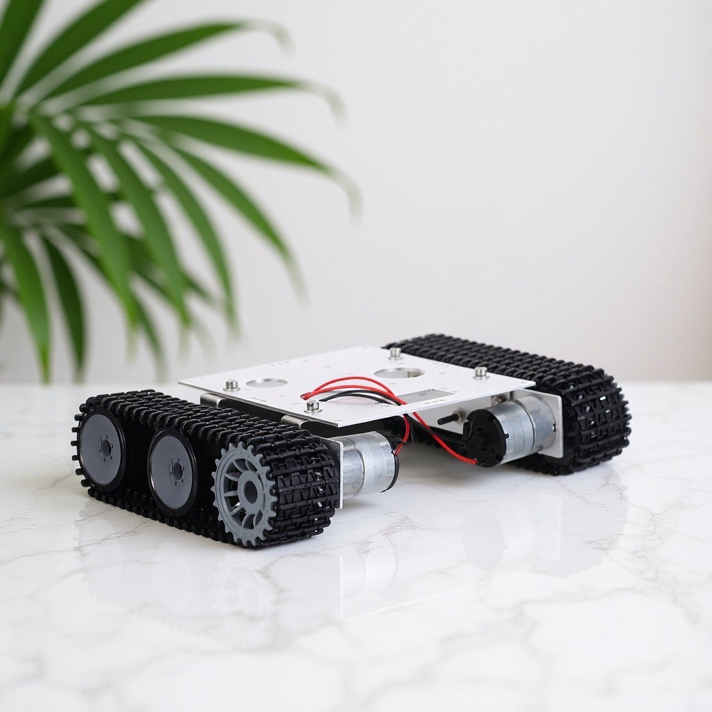 Metal Robot Tank Chassis Kit - - Stem Robotics Kit ulasan dan harga
