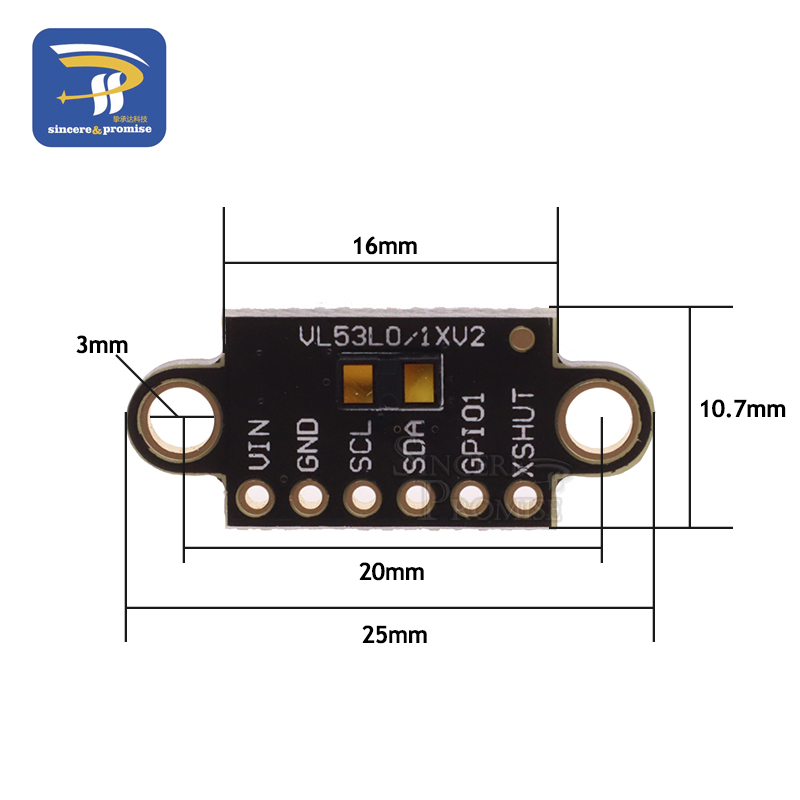 VL53L1X Laser Ranging Flight T - Sensor Kit Arduino ulasan dan harga