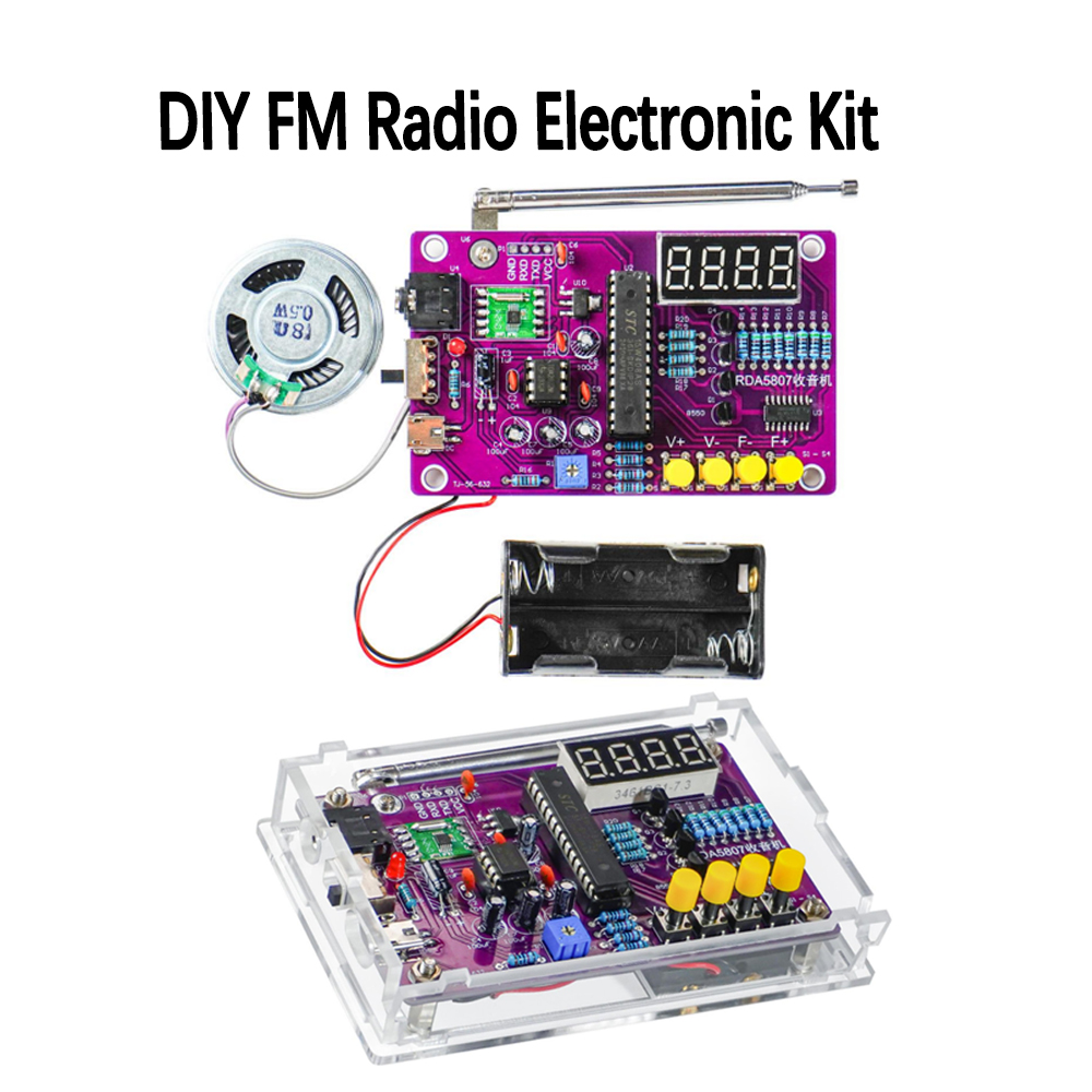 DIY FM Radio Electronic Kit 87 - Electronics Project Kit ulasan dan harga