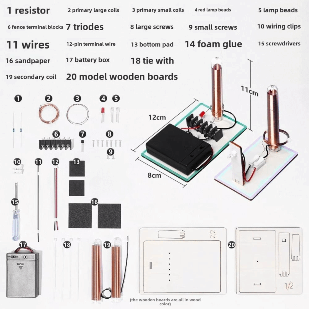 Wireless Power Transmission Mo - Electronics Project Kit ulasan dan harga