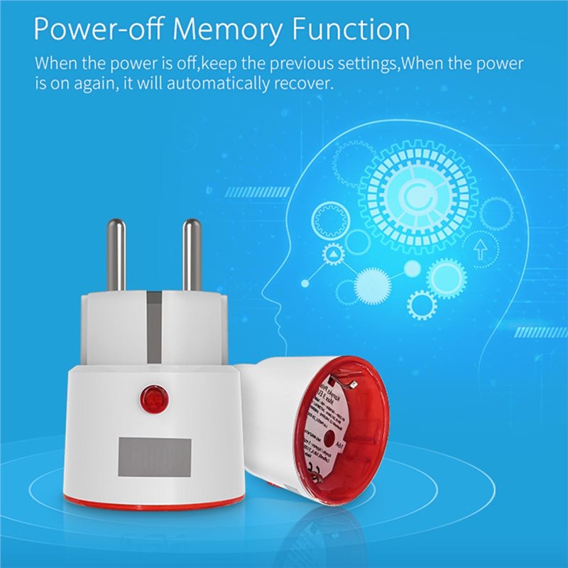 AT21-Tuya Wifi Smart EU Plug 1 - Wifi Smart Plug ulasan dan harga