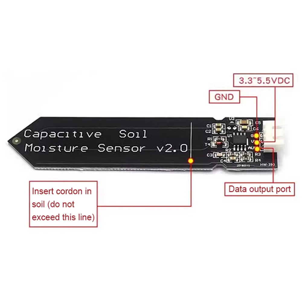 5/10PCS Capacitive Soil Moistu - Sensor Kit Arduino ulasan dan harga