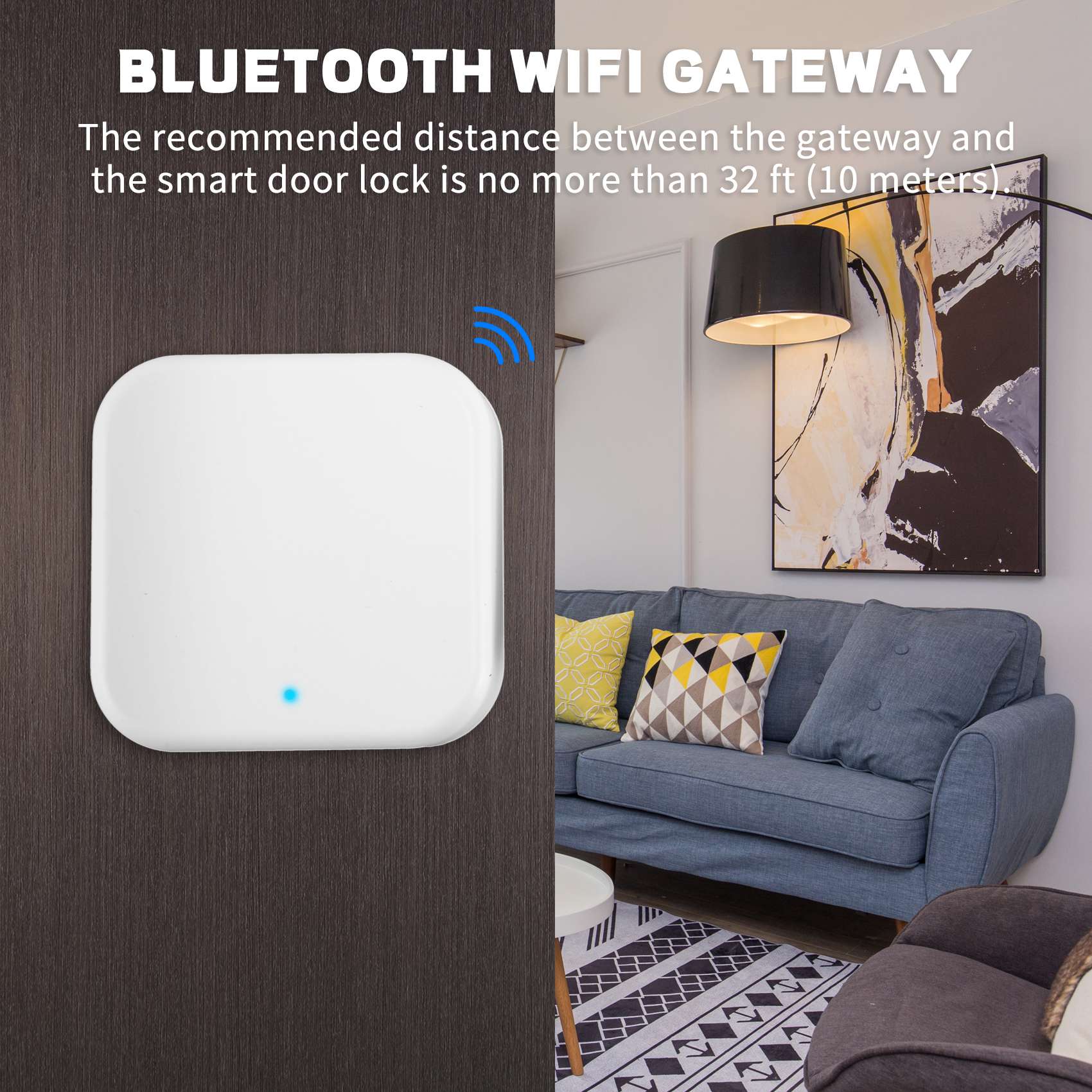 Bluetooth Wifi Gateway Fingerp - Smart Door Lock Wifi ulasan dan harga