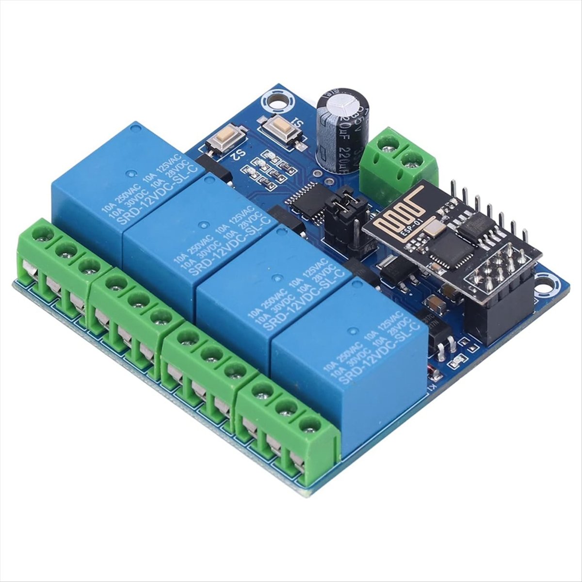 Super Sale 4 Channel WiFi Wire - Esp8266 Relay Module ulasan dan harga