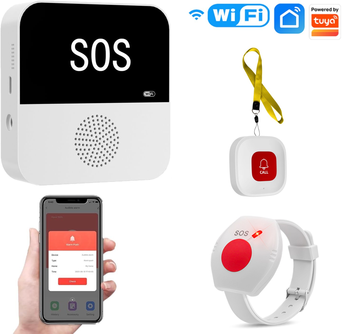 Wireless WiFi Elderly Caregive - Wifi Smart Plug ulasan dan harga