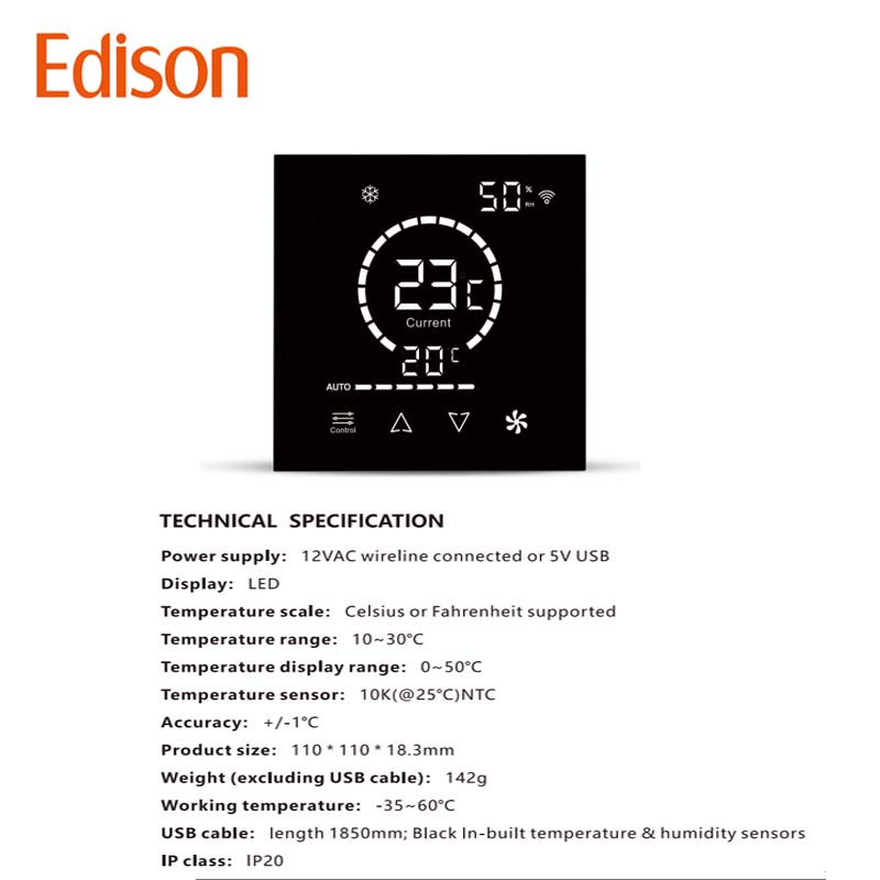 Flexible PVC Smart AC Controll - Wifi Thermostat ulasan dan harga