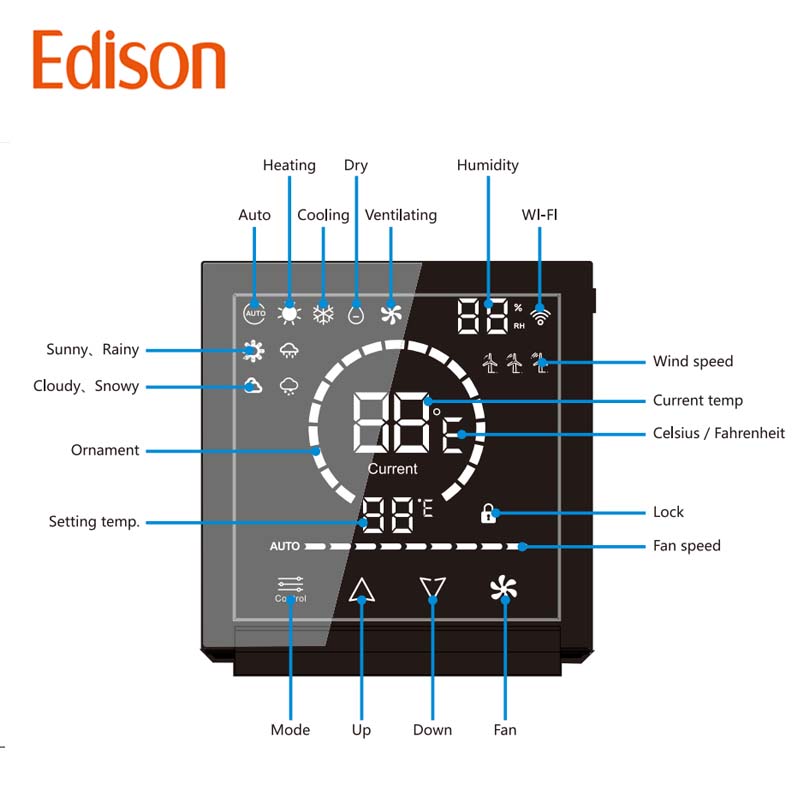 Flexible PVC Smart AC Controll - Wifi Thermostat ulasan dan harga